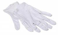 Gants blancs en coton