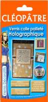 Vernis colle pailleté holographique