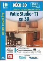 Logiciel studio : Votre studio - T1 en 3D