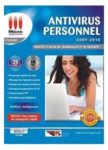 Logiciel antivirus : Antivirus Personnel 2010 (2 postes)