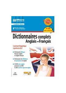 Logiciel dictionnaire anglais : Dictionnaires complets Anglais Franais