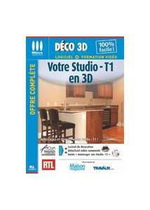 Logiciel studio : Votre studio - T1 en 3D