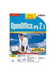 Logiciel suite bureautique : OpenOffice.org V2.3